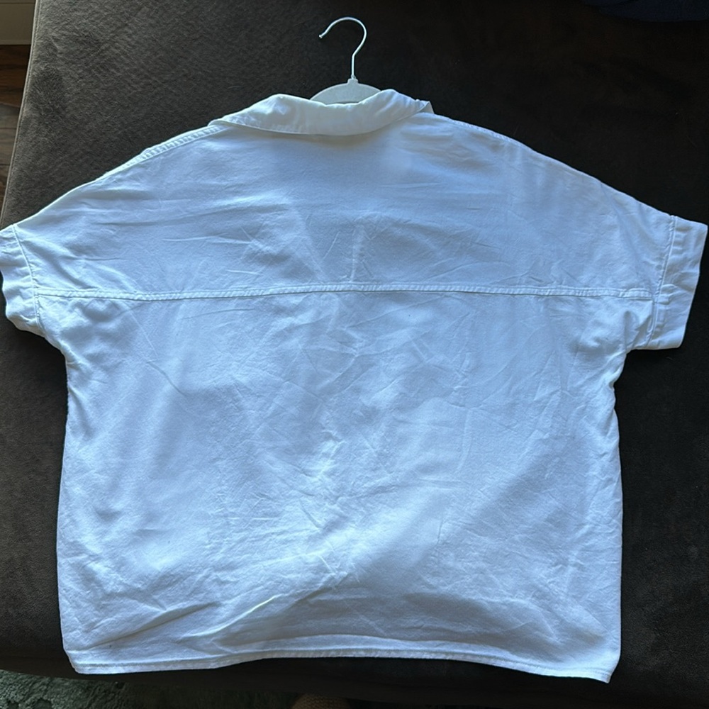 Madewell Short-Sleeve Tie-Front Shirt - Picture 6 of 6